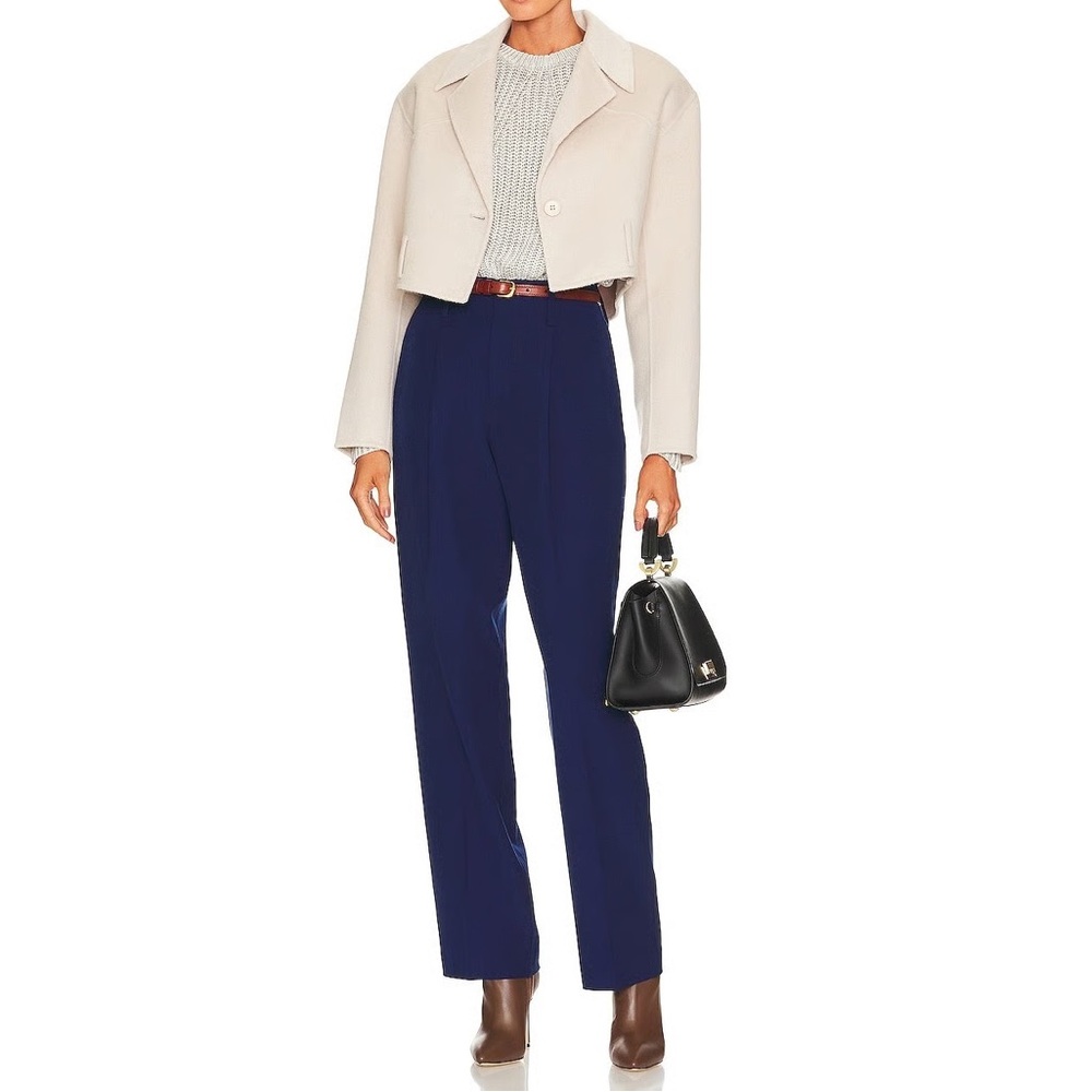 NWT Revolve L’academie Obie Trouser in Navy Blue XS